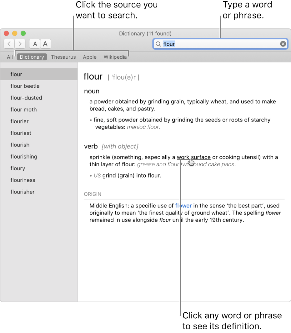 dictionary for mac os x free download
